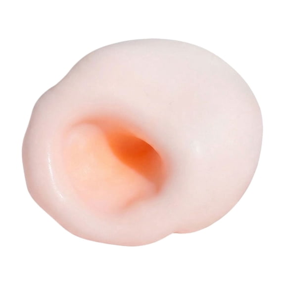 Mochi Skin Squishy Stress Relief Slow Rising Squishy Dough Ball,Soft Handmade Rice Cake Texture Anxiety Calming Sensory Fidget Putty for Adults Office，Orange