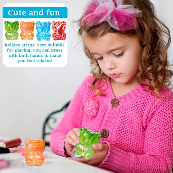 Mochi Squeeze Toy Jumbo Green Bear Slow Rising Squeeze Relaxation Relief Toys Squeeze Squeeze Toys Sensory Squeeze PlayforClassroom 1 Pc