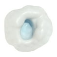 thumbnail image 1 of Mochi Squishy Toy with Moldable Design and Soft Texture, 2.4 Inches, Blue and White, for Relaxation Relief, Squeeze Toy, 1 of 3