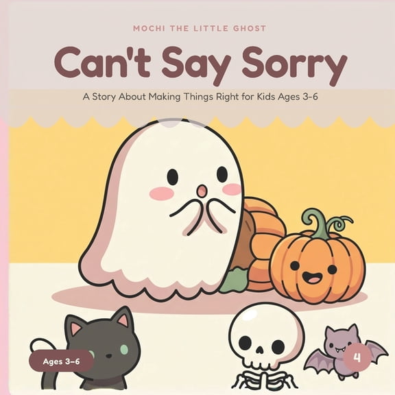 Mochi the Little Ghost Mochi the Little Ghost Can't Say Sorry: A Story About Making Things Right for Kids Ages 3-6, Book 4, (Paperback)