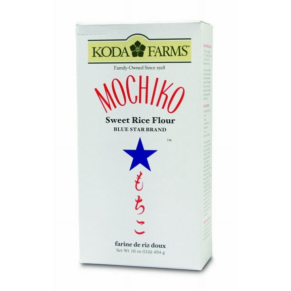 Mochiko Sweet Rice Flour, Blue Star, 1 Pound (Pack of 12)
