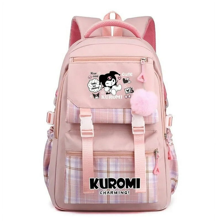 Mochila Sanrio Kuromi Large capacity Waterproof Backpack for