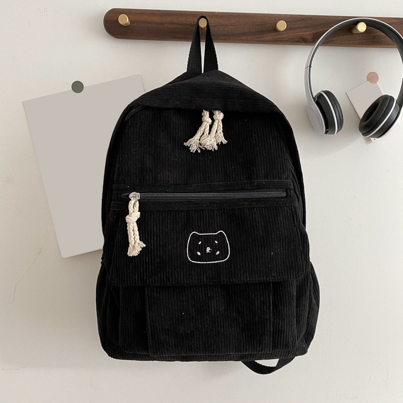 Mochilas Escolares Para Niñas , Student Backpack New Pattern Cute Cartoon Adjustable Shoulder Strap Comfortable Multi Layer Zipper Practical Large Capacity Backpack for College Back Pack for School