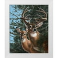 thumbnail image 1 of Mock, Carolyn 20x24 White Modern Wood Framed Museum Art Print Titled - Edge of the Pines, 1 of 4