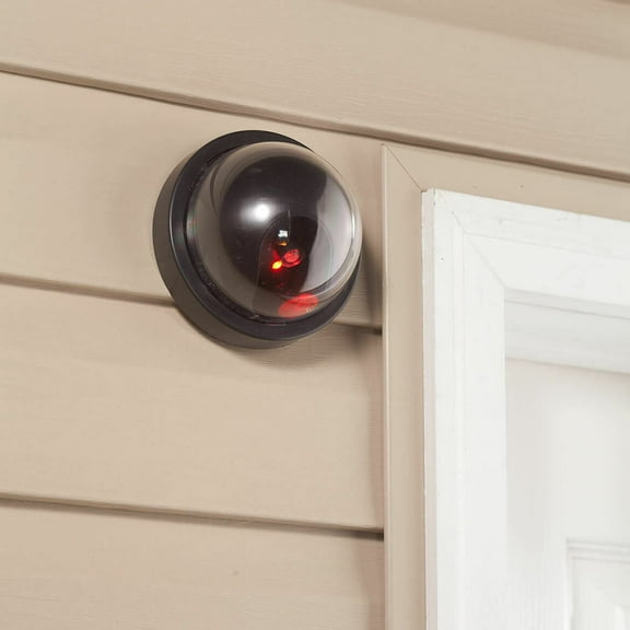 Mock Dome Surveillance Camera With LED Sensor Light Security Fake Dummy CCTV NEW