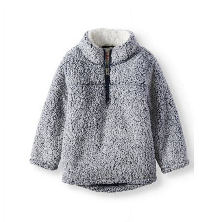Walmart toddler sherpa pullover new arrivals