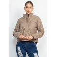 thumbnail image 1 of Mock Neck Quilted Jacket, 1 of 5