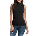 thumbnail image 1 of Mock Neck Tank Tops for Women Slim Fit Sleeveless Top 2026 Summer Casual Basic Layer Shirts, 1 of 9