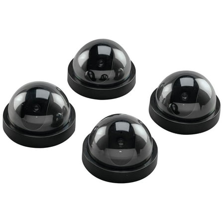 Mock Surveillance Security Cameras, Set of 4