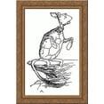 thumbnail image 1 of Mock Turtle 19x24 Gold Ornate Wood Framed Canvas Art by Rackham, Arthur, 1 of 2