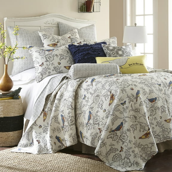 Mockingbird King Quilt Set