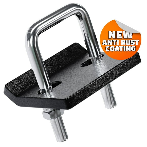 Mockins 1.25" - 2" Hitch Stabilizer | Anti-Rust Steel Anti Rattle Hitch Tightener