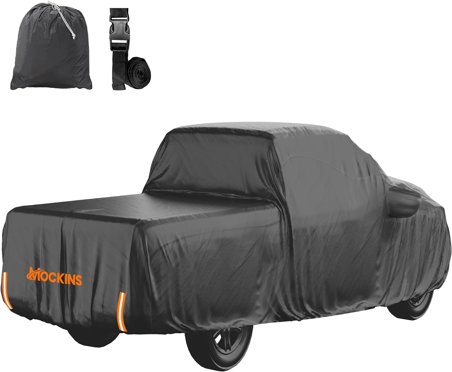 Heavy Duty Black PVC Truck Cover with Buckle Straps