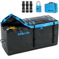 thumbnail image 1 of Mockins 25 Cu Ft. Blue Waterproof Car Carrier Cargo Bag (60"x24"x31") with Buckle Straps, Lock and Storage Bag, 1 of 8