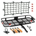 thumbnail image 1 of Mockins 60"x20"x6" Trailer Hitch Cargo Carrier with Net, Straps, Hitch Lock and Stabilizer, 1 of 9