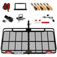 thumbnail image 1 of Mockins 72"x36"x6" XL Trailer Hitch Rack with Rear Lights, License Plate Holder and Carrier Accessories, 1 of 9