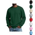 thumbnail image 1 of Mockneck Sweatshirt Nelozsy Men's Winter Casual Fashion Solid Color Round Neck Zipper Multi Pocket Hoodie Top Army Green XXL, 1 of 8