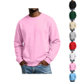 thumbnail image 1 of Mockneck Sweatshirt Nelozsy Men's Winter Casual Fashion Solid Color Round Neck Zipper Multi Pocket Hoodie Top Pink XL, 1 of 8