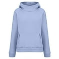 thumbnail image 1 of Mockneck Sweatshirt, Yigetop Women's Long Sleeve Sweatshirt Soft Comfortable Pullover Classic Crew Neck Casual Fit for Daily & Outdoor Turtle Necks Tops for Women Light Violet L, 1 of 9