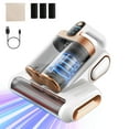 thumbnail image 1 of Moclever 200W Mattress Vacuum Cleaner 16Kpa Handheld Bed Vacuum Cleaner with Ultrasonic & UVC Light 18000 RPM Brushroll Rotation Dual Dust Bins Washable Filters, 1 of 13