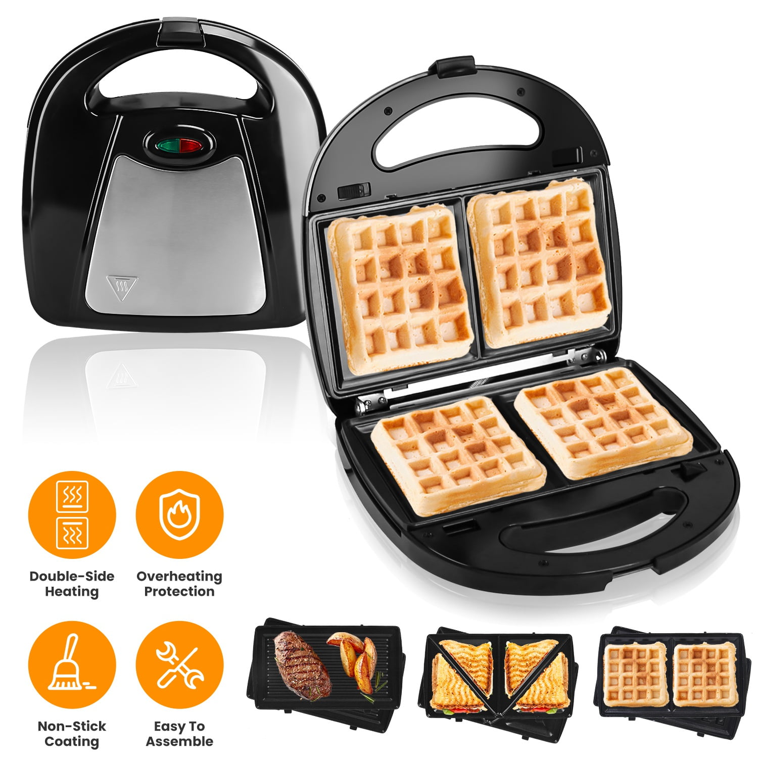 Waffle Iron Removable Plates I Tested The Versatile Sandwich