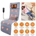 thumbnail image 1 of Moclever Electric Full Body Massage Mat with Heat, 10 Vibration Motors Back Massage Pad with Neck Massage Pillow, Grey, 1 of 13