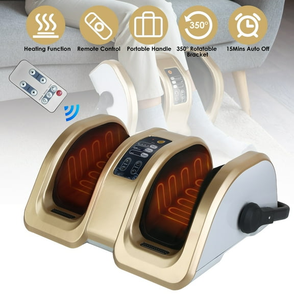 Moclever Shiatsu Foot Massager Electric Feet Kneading Massager with Auto/Manual Modes Heating Function for Home Office