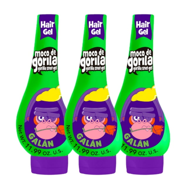 Moco de Gorila Galan Hair Styling Gel, Reactivatable with water, Long