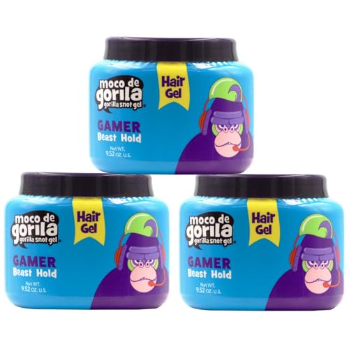 Moco de Gorila Gamer, Hair Styling Gel, Gives your Hairstyle a Long