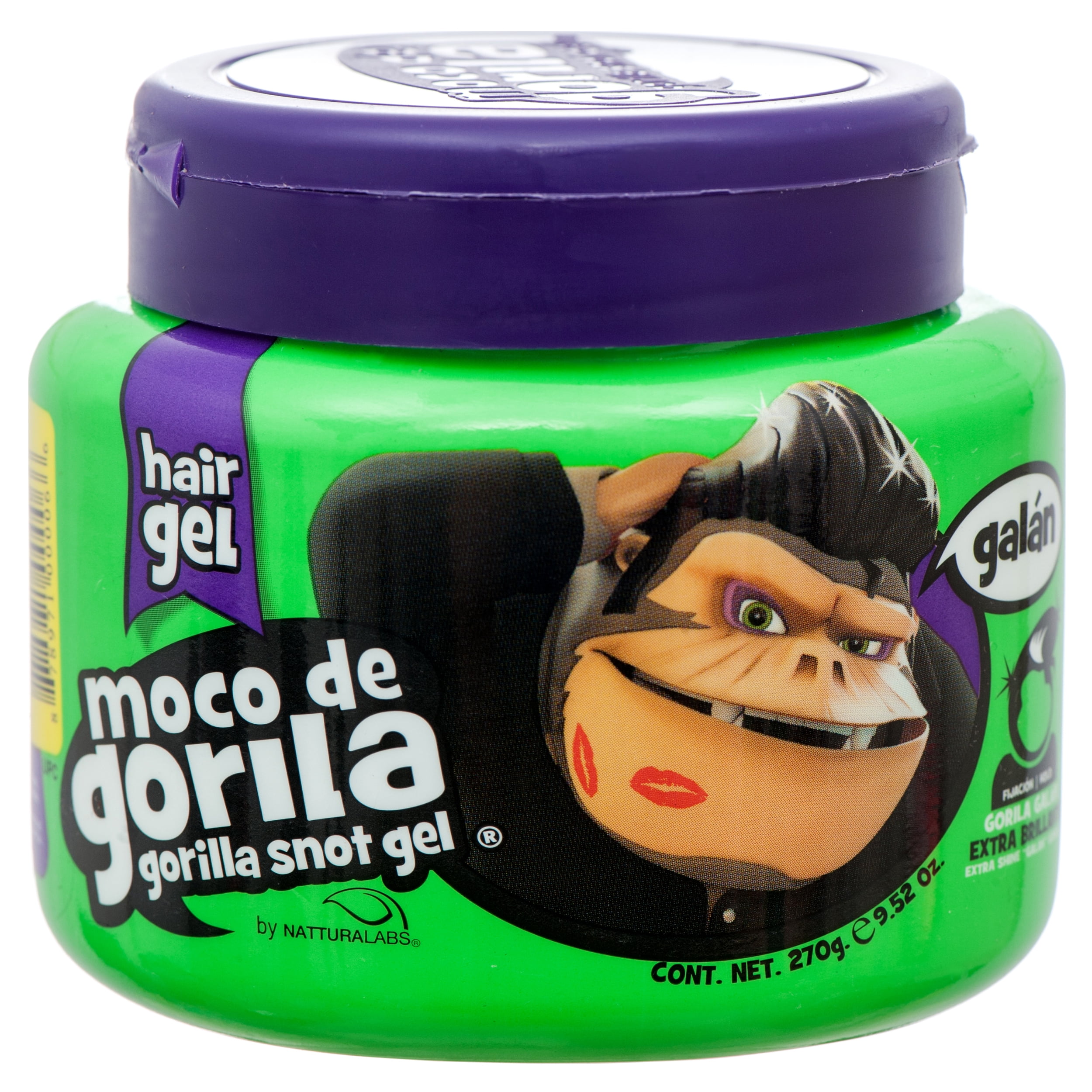 Moco de Gorila Gorilla Snot Hair Gel, Mini Punk Travel Size 3 oz (85g)