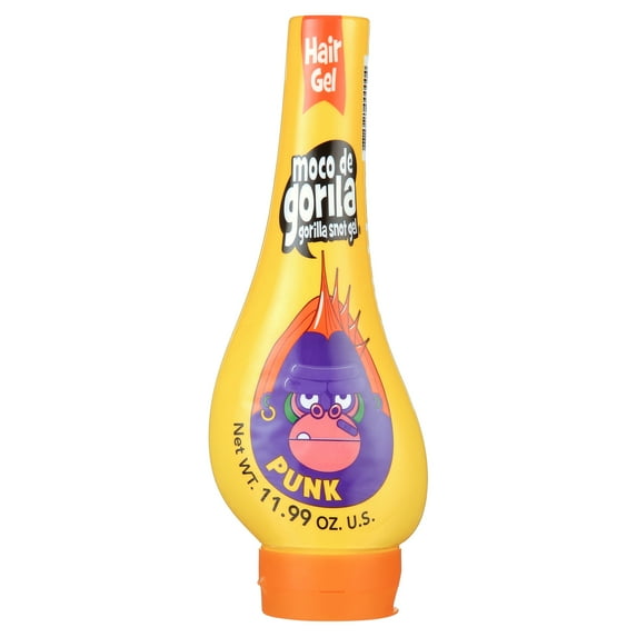 Moco de Gorila Snot Hair Gel Punk Yellow 11.99oz - Strong Hold Styling Gel for All Hair Types
