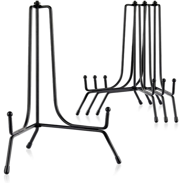 Mocoosy 4 Pack Improved AntiSlip Plate Stands for Display, 8 inch