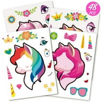 Unicorn Rainbow Foil Fun Stickers, 20-Piece 
