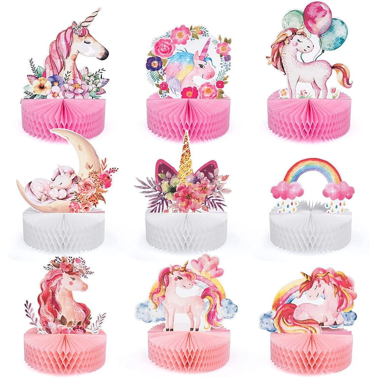 Unicorn centerpieces for baby shower top