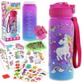 thumbnail image 1 of Mocoosy Decorate Your Own Water Bottle Kits for Girls, Unicorn Mermaid Diamond Art Painting Crafts, Kids Personalized Water Bottle for School, Birthday Christmas Gift Toys for Girls Ages 4 6 8 10 12, 1 of 8
