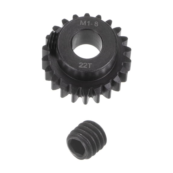Mod 1 22T Pinion Gear 8mm Bore Hardened Steel Motor Rack Spur Gear for RC Car Truck Gear Drive