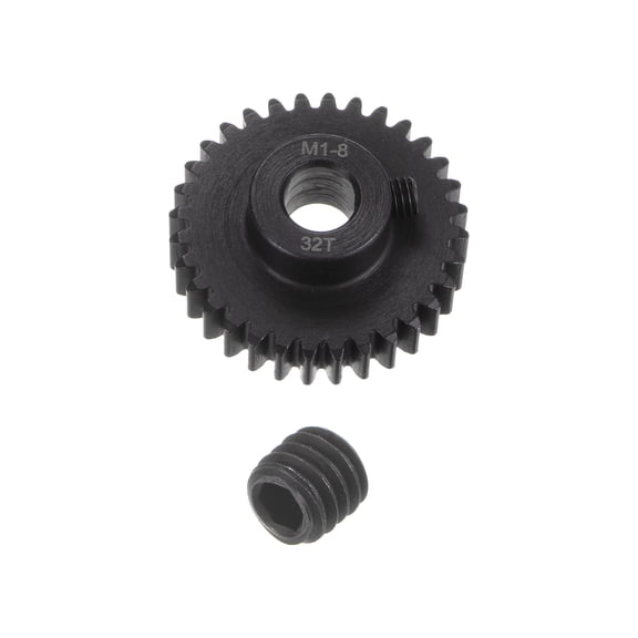 Mod 1 32T Pinion Gear 8mm Bore Hardened Steel Motor Rack Spur Gear for RC Car Truck Gear Drive