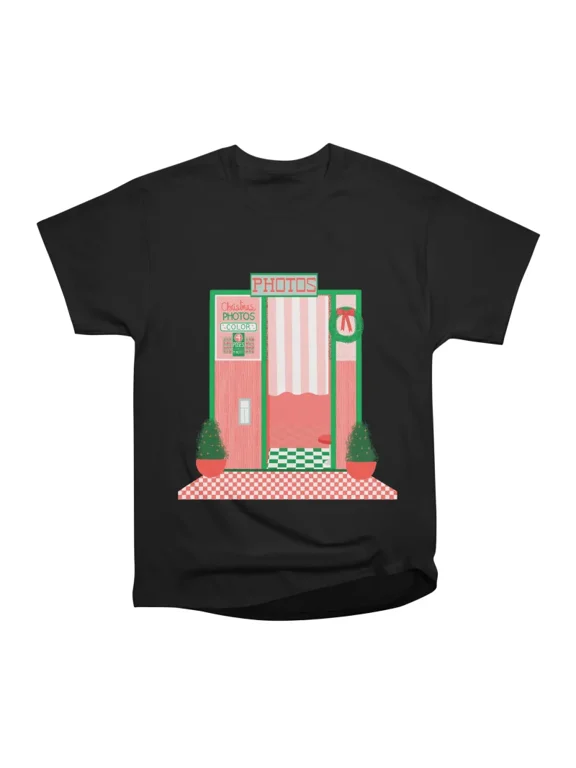 Mod Christmas Photo Booth T-Shirt Tee Gift For Him Merch For Her Apparel For Friend