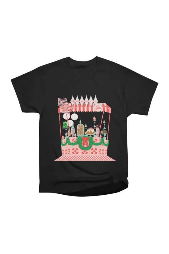 Mod Christmas Sweets and Treats Stand T-Shirt Tee Gift For Him Merch For Her Apparel For F