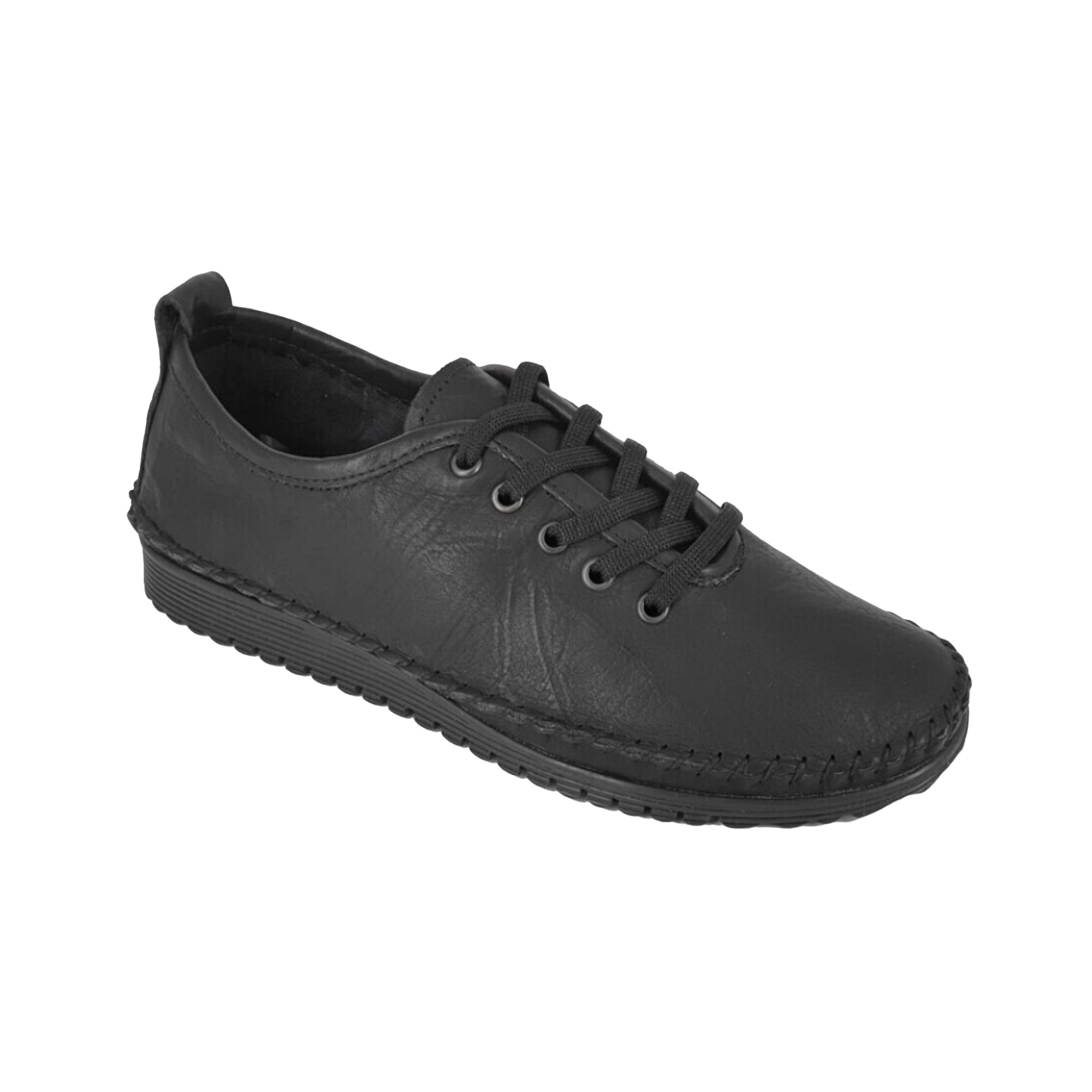 Mod Comfys Womens Flexi Softie Leather Sneakers 