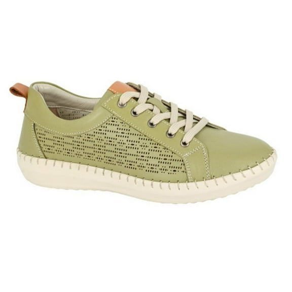 Mod Comfys Womens Leather Sneakers