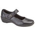 thumbnail image 1 of Mod Comfys Womens Leather Touch Fastening Bar Shoes, 1 of 2