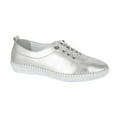 thumbnail image 1 of Mod Comfys Womens Metallic Leather Casual Shoes, 1 of 2