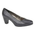 thumbnail image 1 of Mod Comfys Womens Plain Leather Heel Court Shoes, 1 of 2