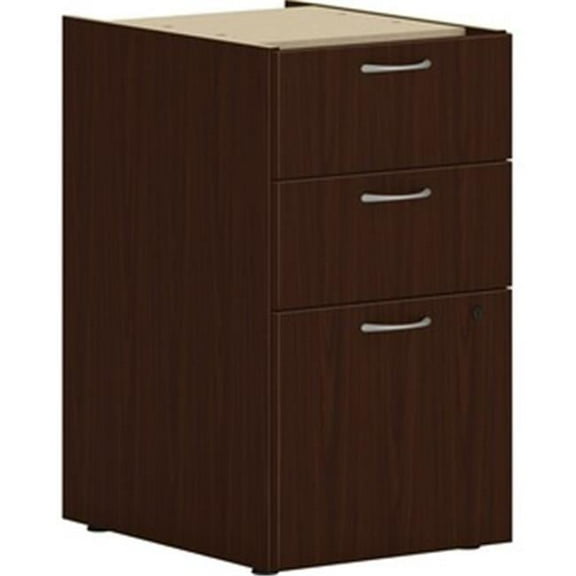 Mod Desk Collection Pedestal Drawer - Mahogany Laminate - 15 in.