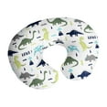 thumbnail image 1 of Sweet Jojo Designs Mod Dinosaur Blue Green and Grey Nursing Pillow Cover Case (Pillow Not Included) (Pillow NOT Included), 1 of 6