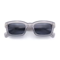 thumbnail image 1 of Mod Gentleman Style Hipster Narrow Thick Horn Rim Mod Sunglasses Grey - Black, 1 of 7