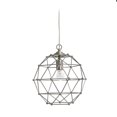 thumbnail image 1 of Mod Lighting and Decor 1 Light Hexagon Ceiling Pendant - 12" - Silver, 1 of 5