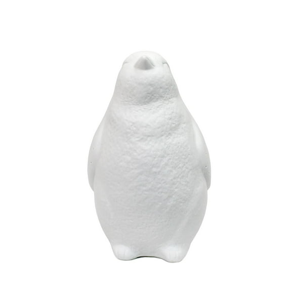 Mod Lighting and Decor Arctic Penguin Porcelain Table Lamp - 10.25" - White