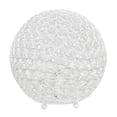 thumbnail image 1 of Mod Lighting and Decor Crystal Ball Sequin Table Lamp - 10" - White, 1 of 9